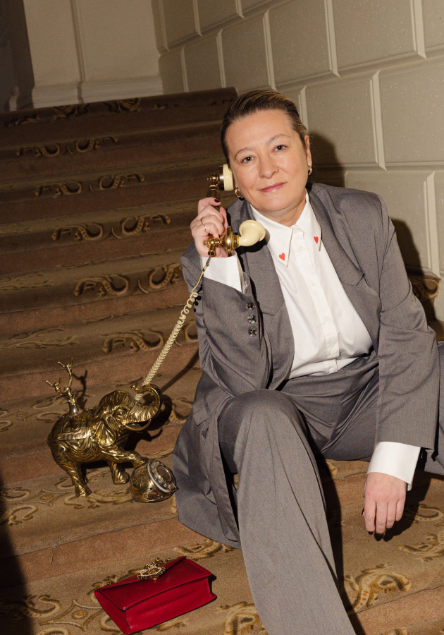 Полина Фаворская, Юлианна Караулова, Ирина Чайковская и другие на презентации коллаборации художницы Маши Янковской и модного бренда I AM STUDIO